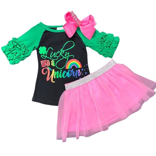 12-18 months St Patrick's Day unicorn bundle