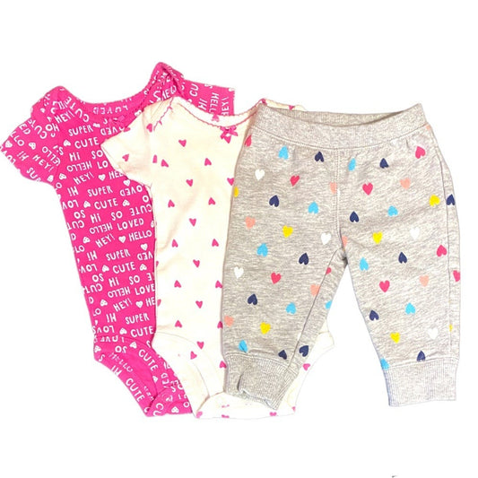 Baby girls Valentine’s Day bundle