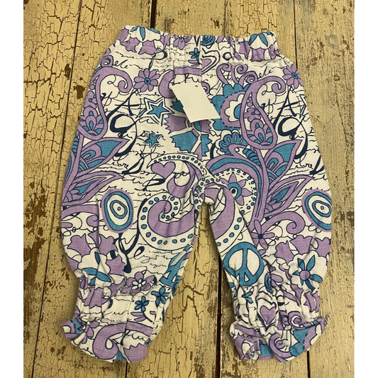 6-12 months girls boutique purple pants