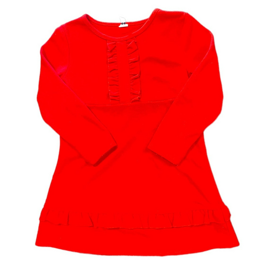 Size 6 girls Christmas ruffle gown