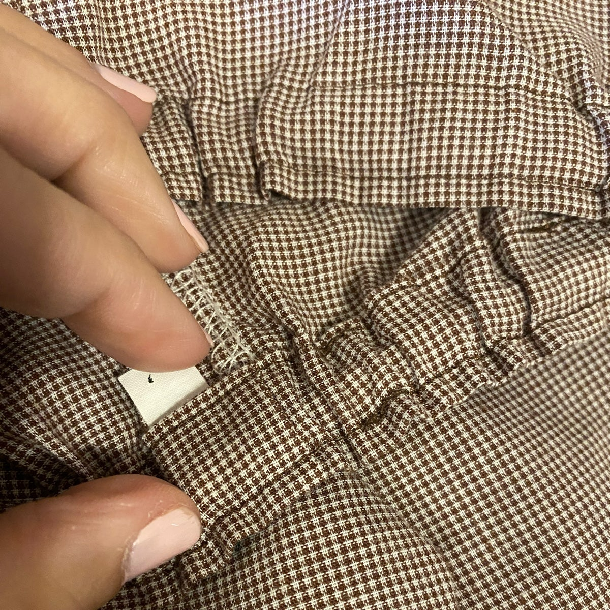 18 months brown gingham fall Pants