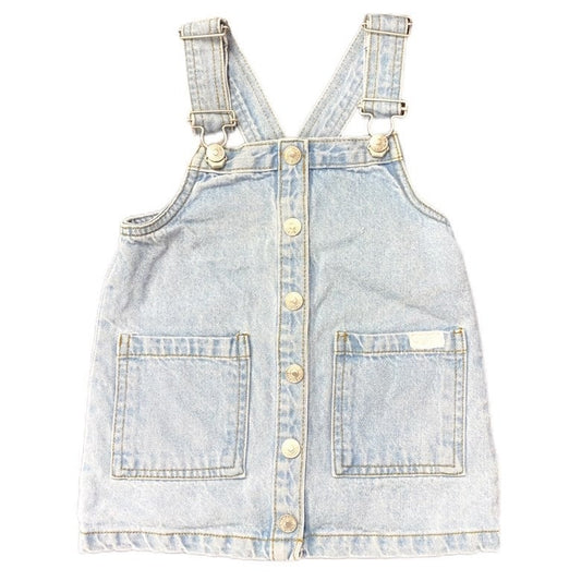 2t 7FAM denim Overall Dress