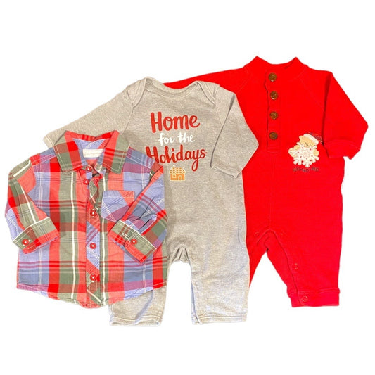 0-3 months baby boys Christmas bundle