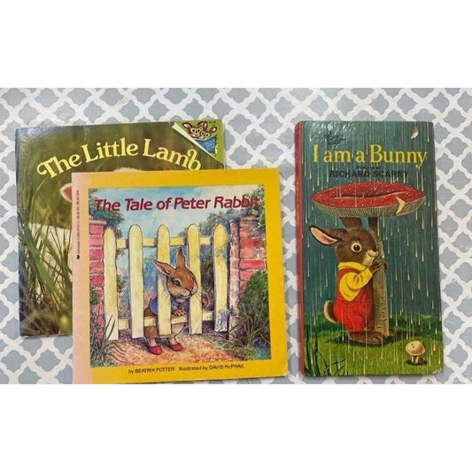 Vintage Easter books bundle