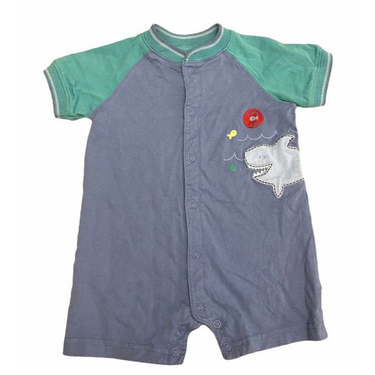 12 months shark romper