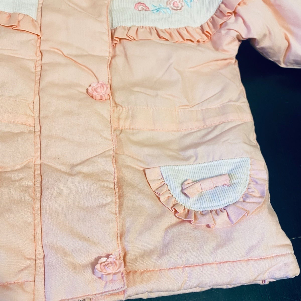 12 months vintage girls winter coat