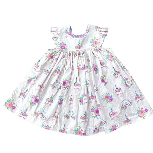 Size 3/4 girls unicorn Dress