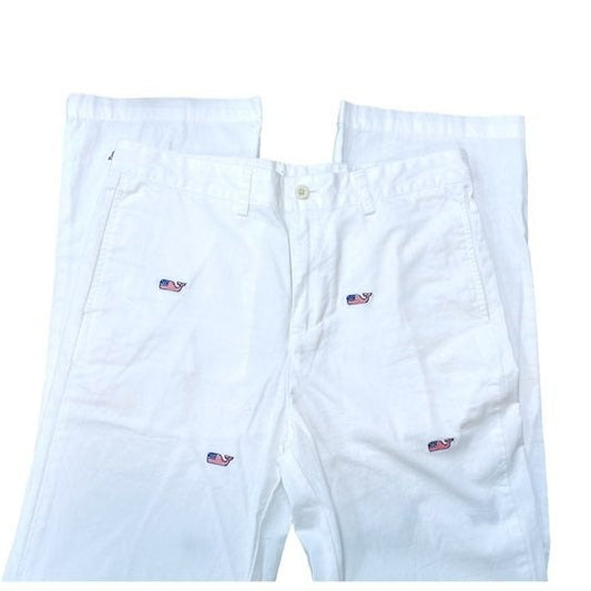 Size 18 boys Vineyard Vines flag pants