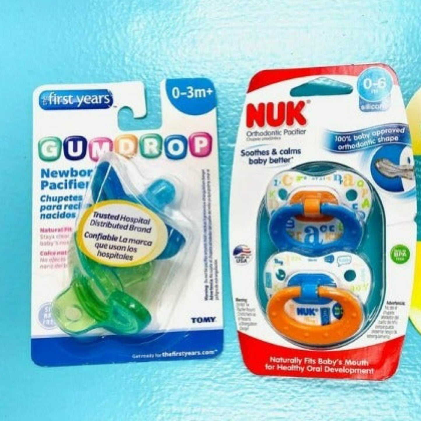 New pacifiers bundle of 4