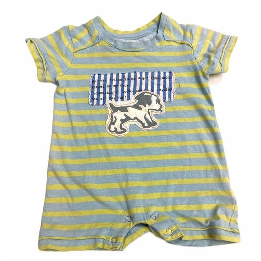 6-9 months boutique puppy Romper