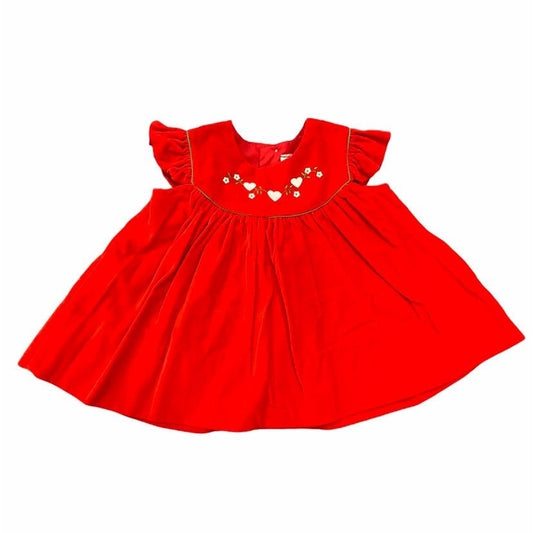 Vintage 12 months red dress Valentine's Day