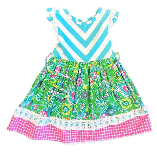 3t floral ruffle dress