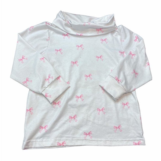 3T boutique turtleneck with bows