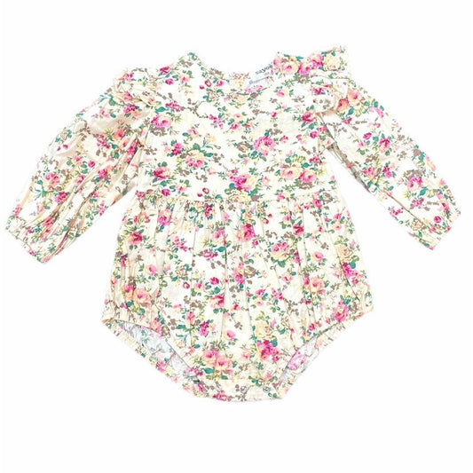 Size 2 long sleeve floral bubble
