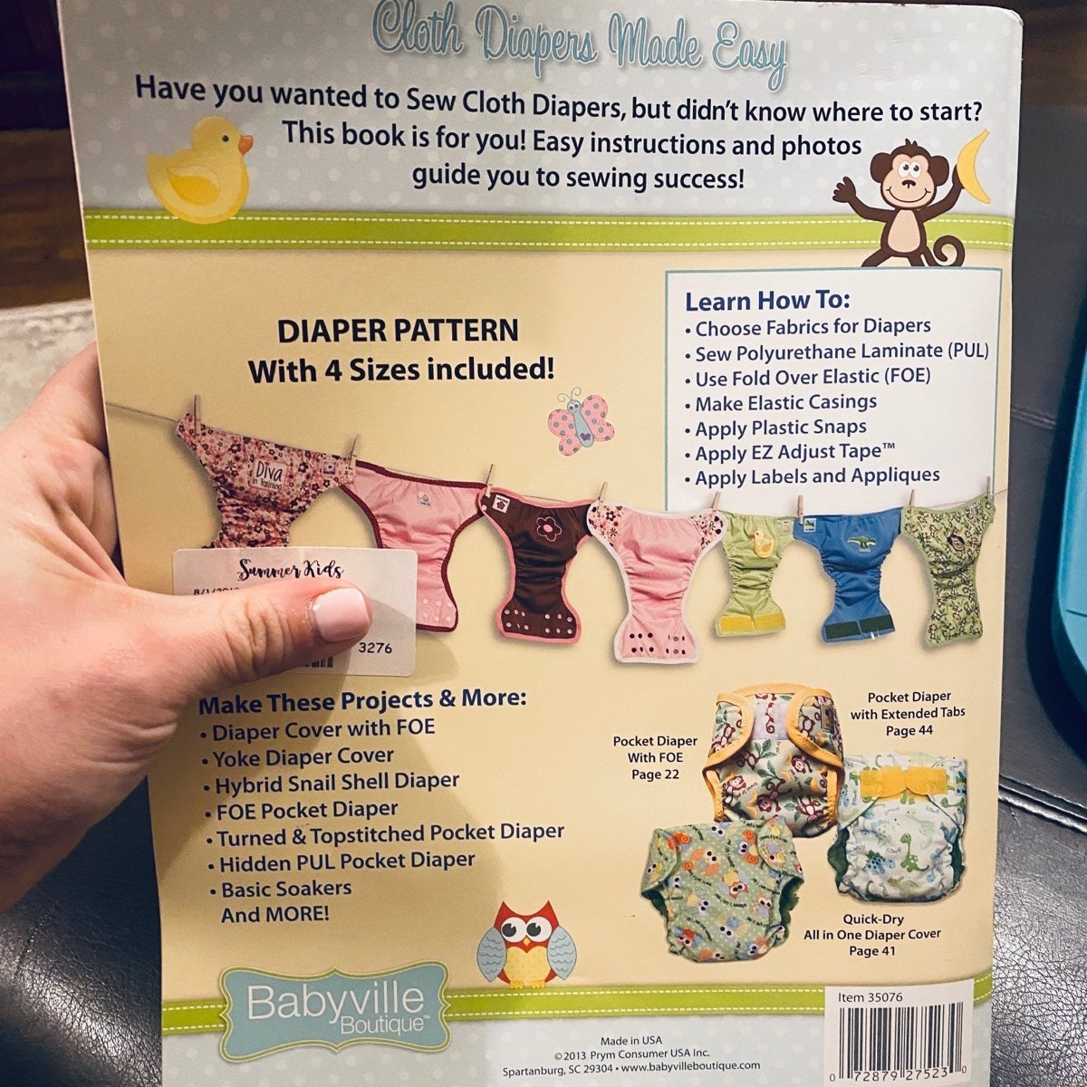 Cloth Diapers Made Easy Babybille book