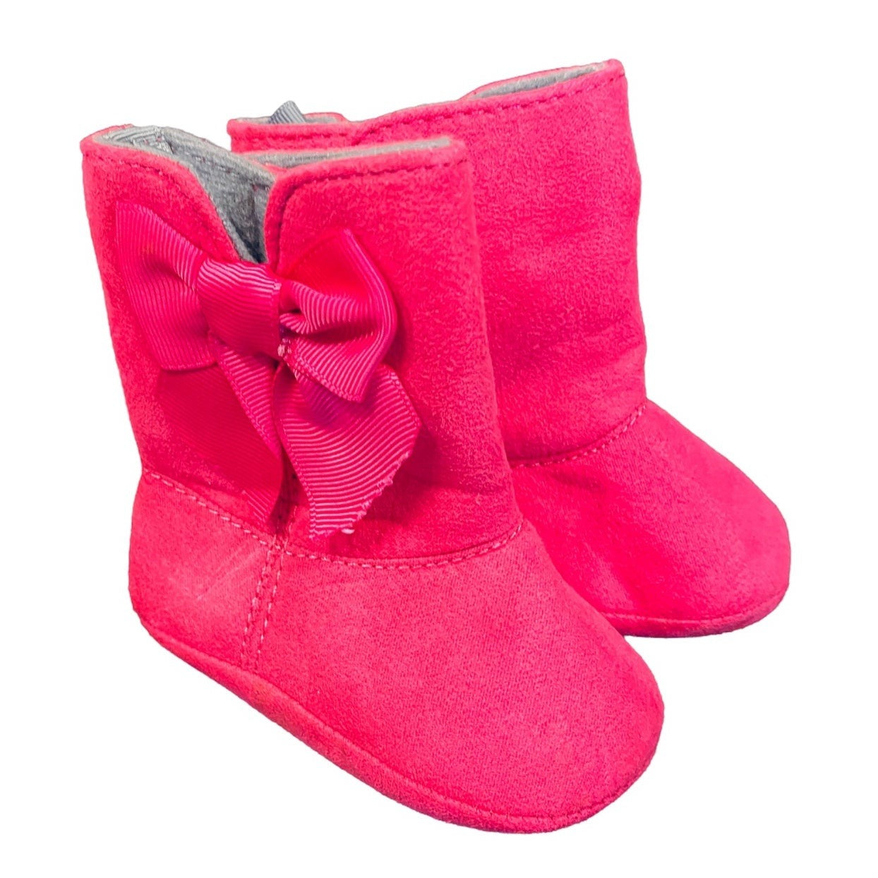 Baby girls size 2 hot pink boots