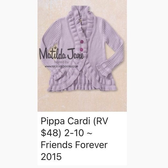 Size 4 Matilda Jane pippa cardi sweater