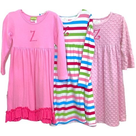 Girls 8/9 Z monogram dresses bundle