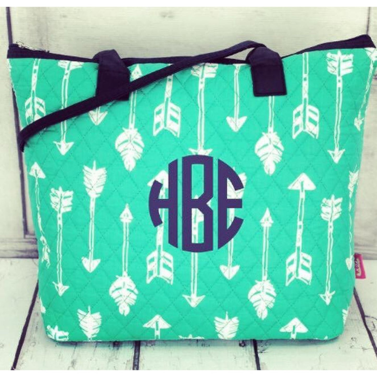 New Mint Arrows tote