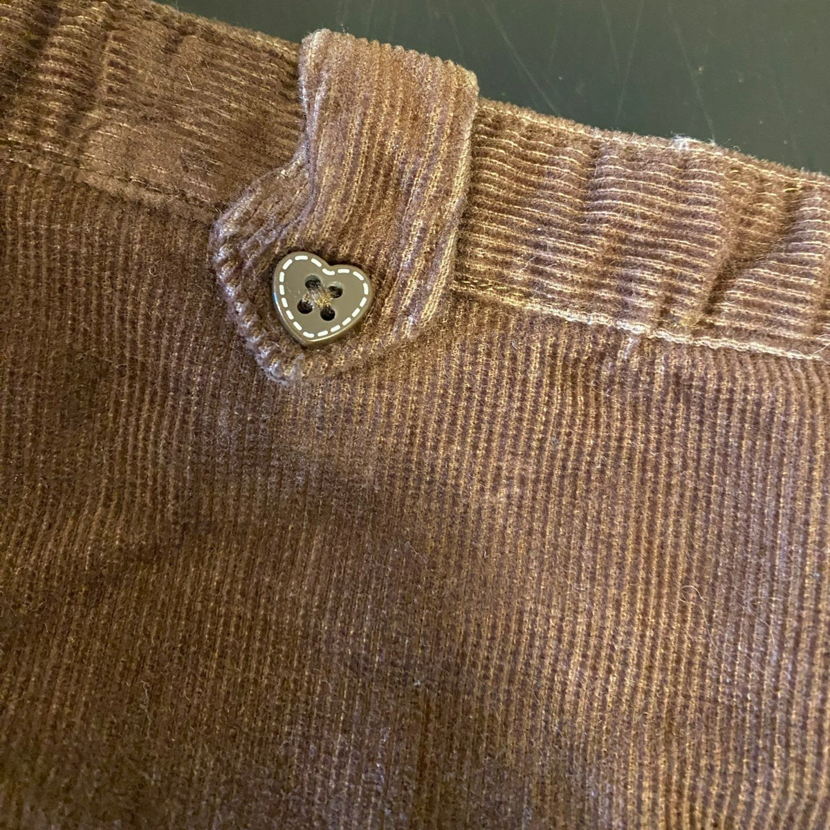 Size 12 vintage Gymboree brown corduroy skirt