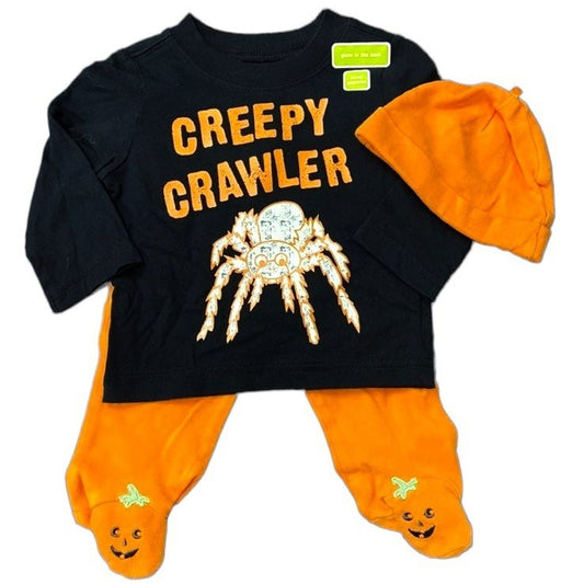 Halloween outfit 3-6 months 3 pieces costume