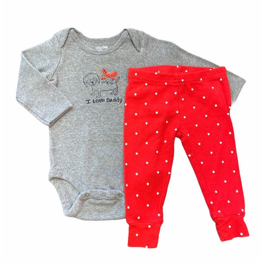 3-6 months I Love Daddy outfit GAP