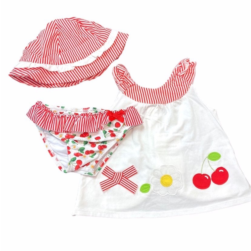 12 months mayoral cherries Swim set