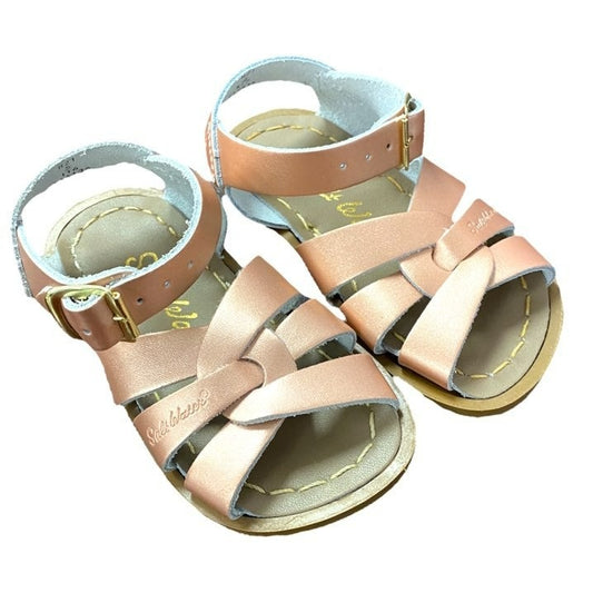 New size 5 Rose gold Salt Water Sandals