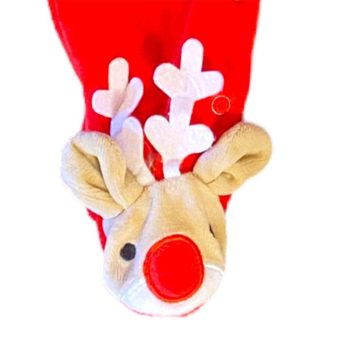 12 months Christmas reindeer romper