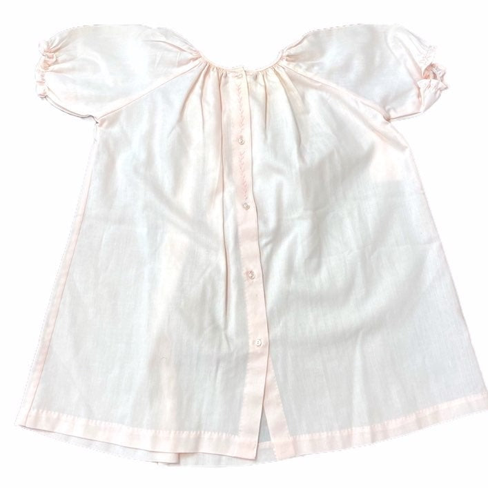 Vintage baby girls pink day gown