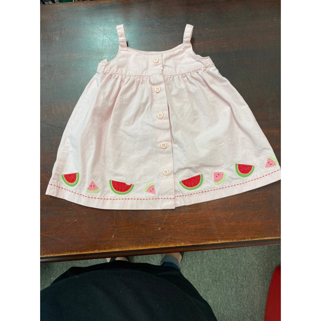 0-3 months vintage watermelon dress