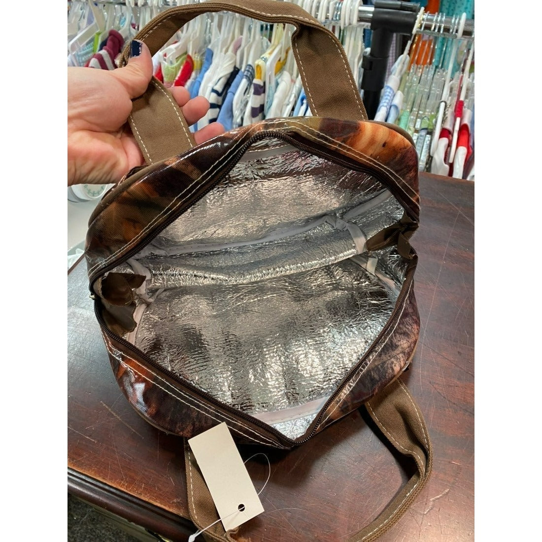 New Camo woods lunch tote NWT