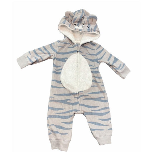3 months Tiger hooded romper