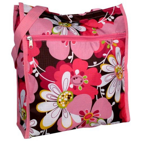 New pink floral tote