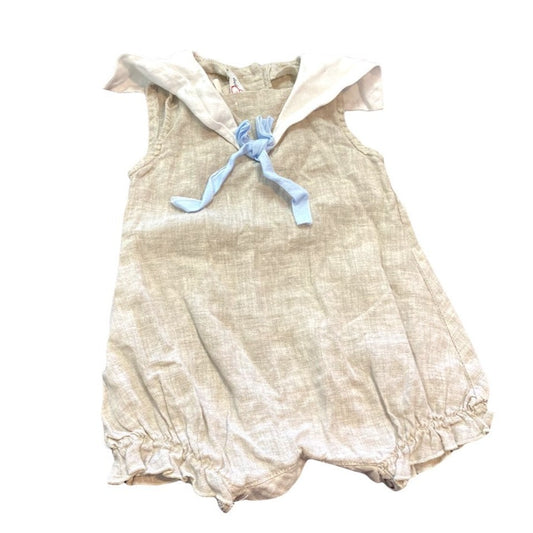 9 months linen sailor bubble