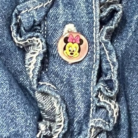 0-6 months vintage denim Minnie Mouse bubble