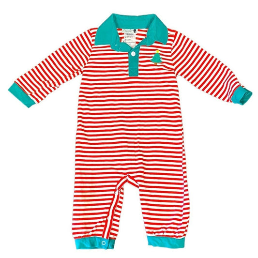 New 12 months Christmas tree Romper