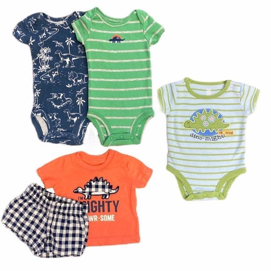 Newborn boys dino bundle