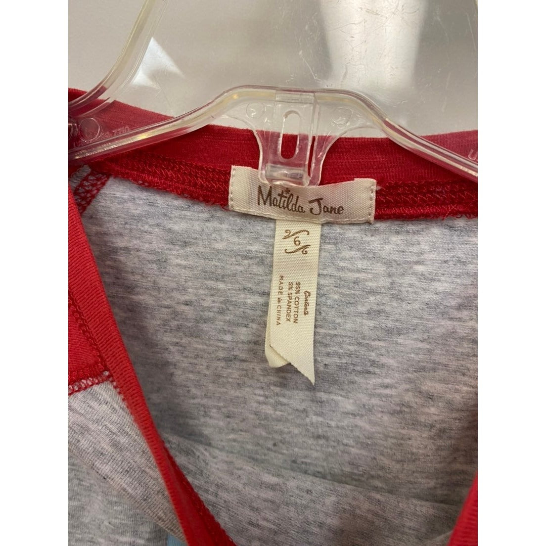 Size 6 Matilda Jane Be Kind raglan tee