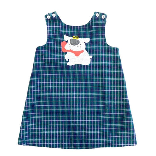 6x vintage chocolate soup puppy dress