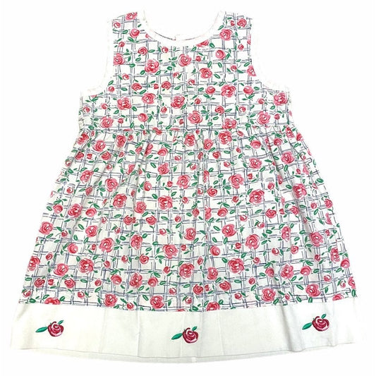 4/5 vintage floral Dress - roses