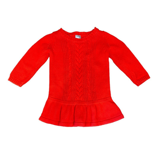 18-24 months red Sweater dress babygap