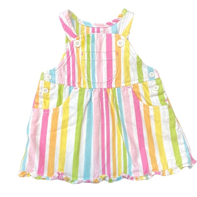 3-6 months Vintage Gymboree rainbow jumper dress