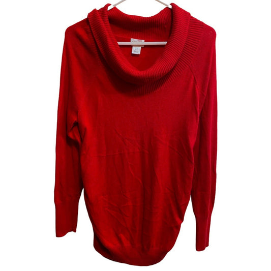 Size Large Motherhood Maternity red sweater