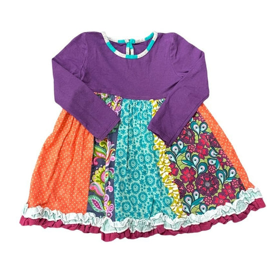 Size 2 Persnickety long sleeve ruffle Dress