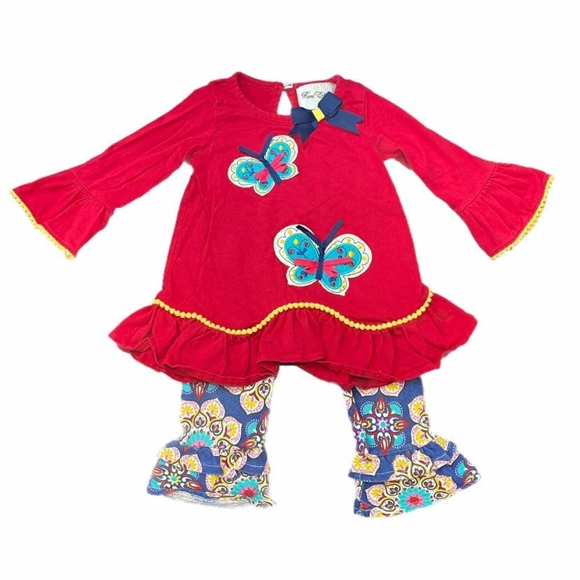18 months butterfly ruffle Outfit