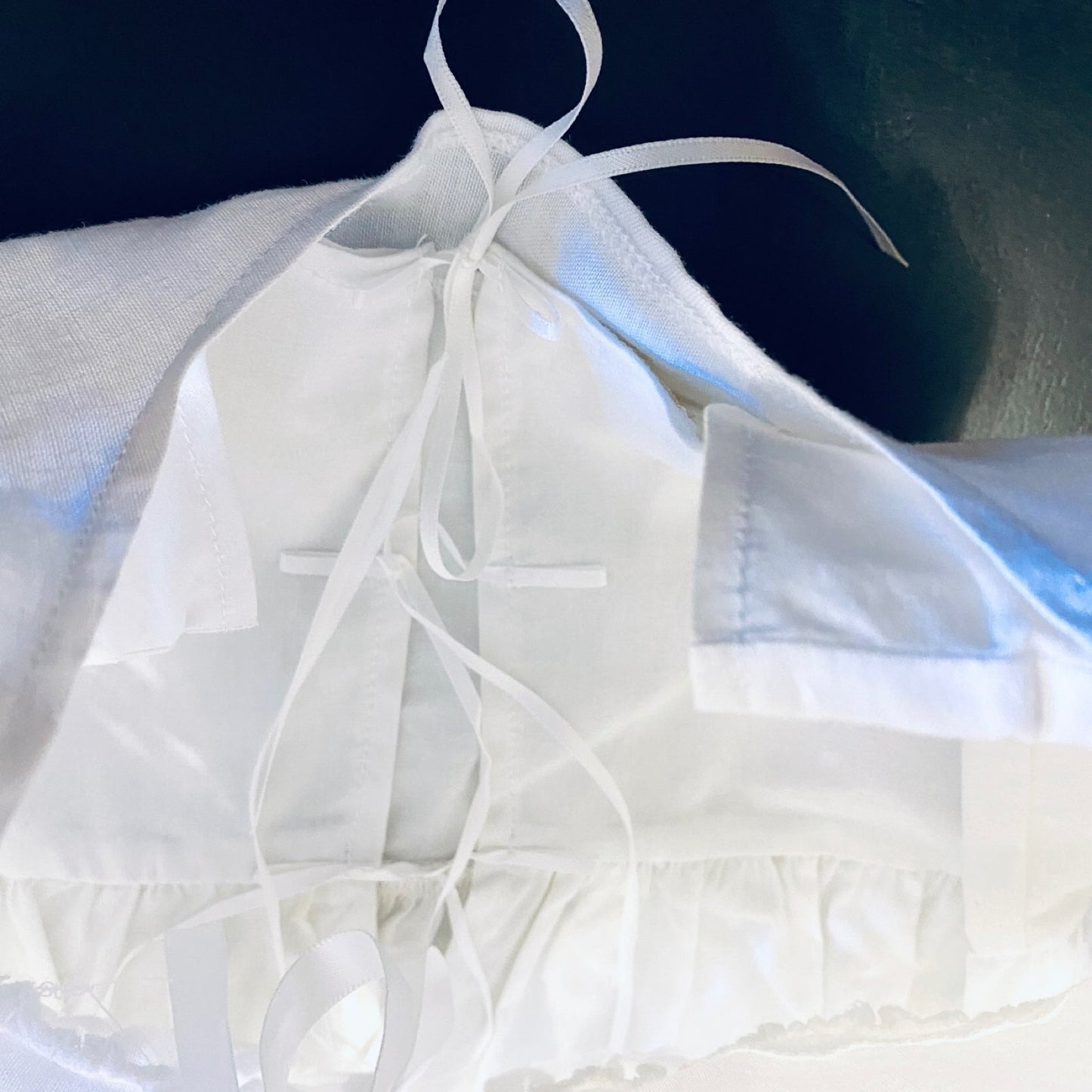 Size 3 white heirloom dress & slip bundle