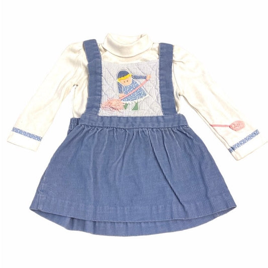 24 months vintage apron dress