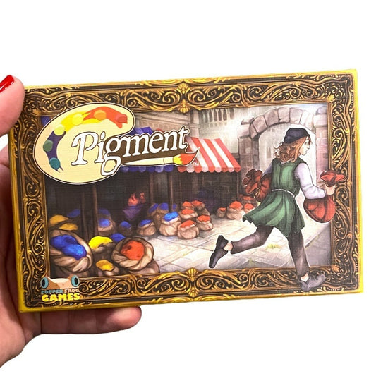 Pigment board card game