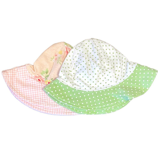 9 months baby girls summer hats bundle
